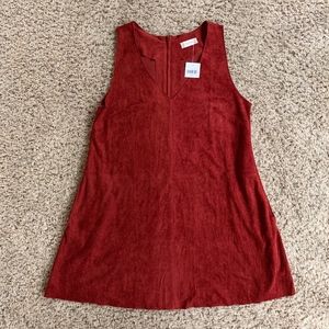 Rust Suede Altar'd State Dress